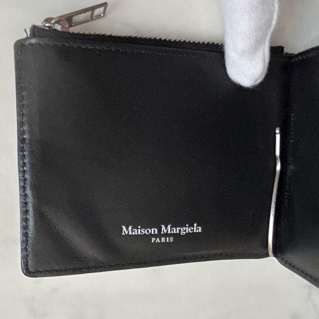 メゾンマルジェラ マネークリップ 二つ折り財布 小銭入れ カードケース