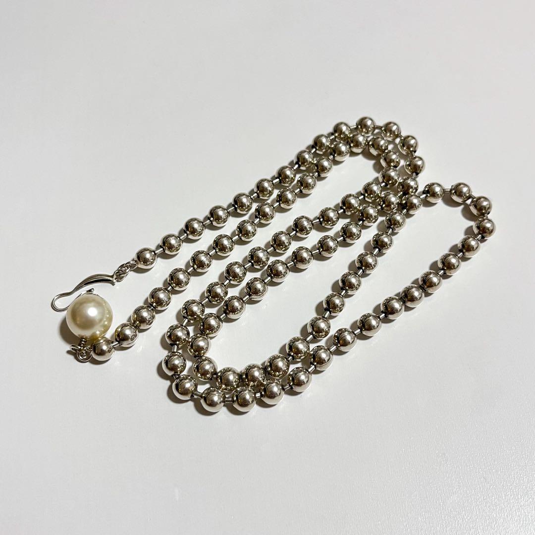 PHILIPPE AUDIBERT ボールチェーン 2way ネックレス