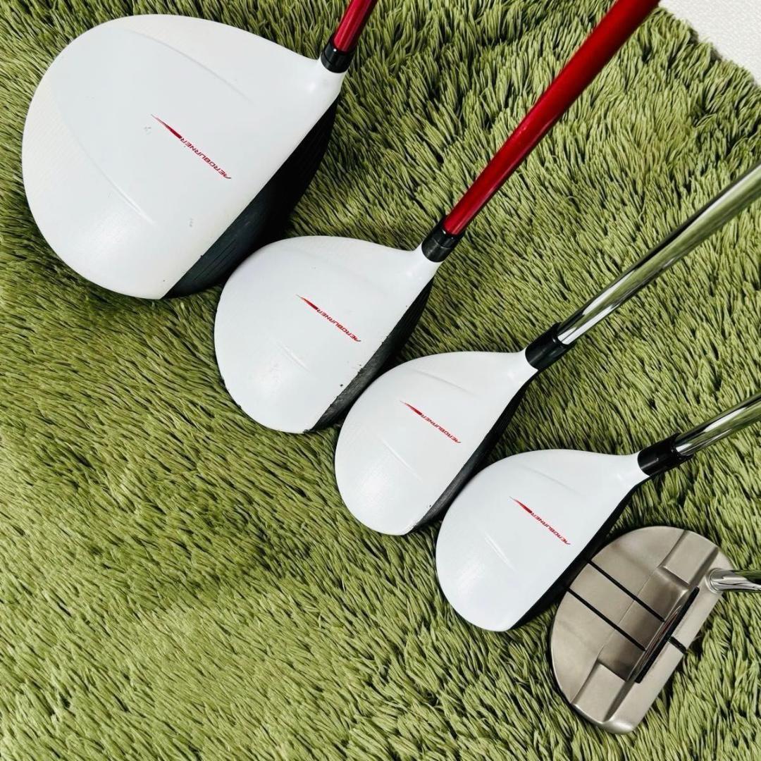 テーラーメイド オールエアロバーナー 13本セット メンズゴルフ 初心者 入門