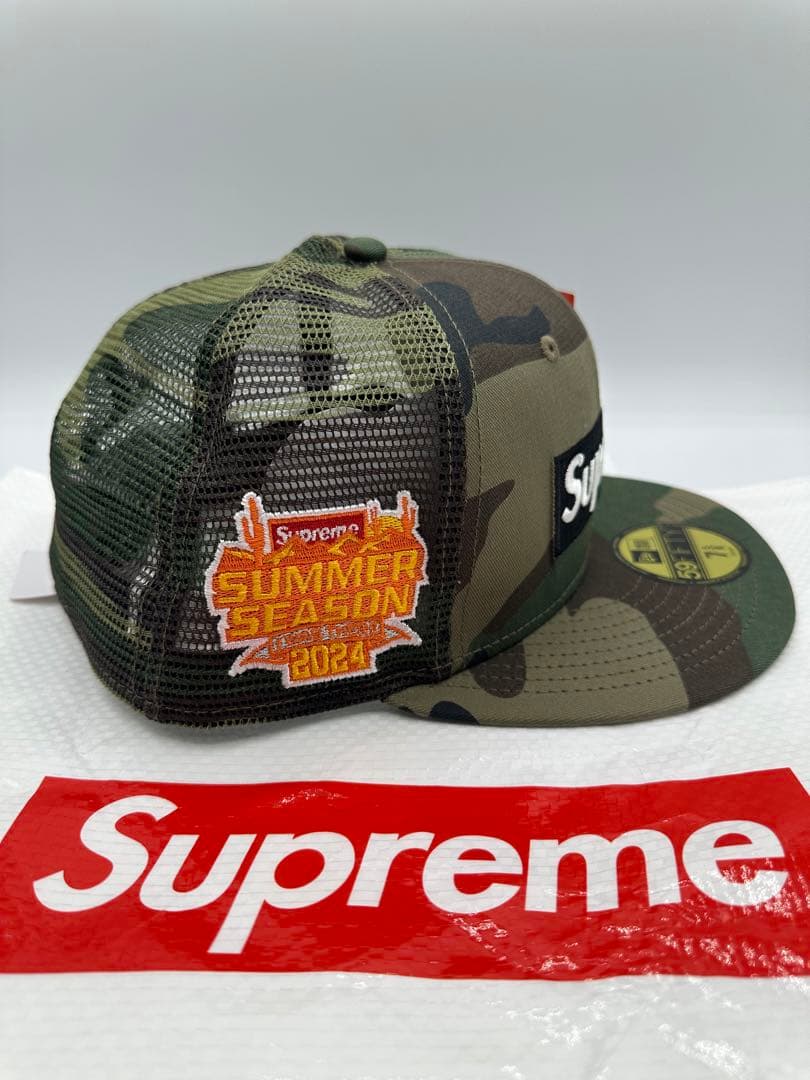 帽子 Supreme Box Logo Mesh Back New Era 7-5/8