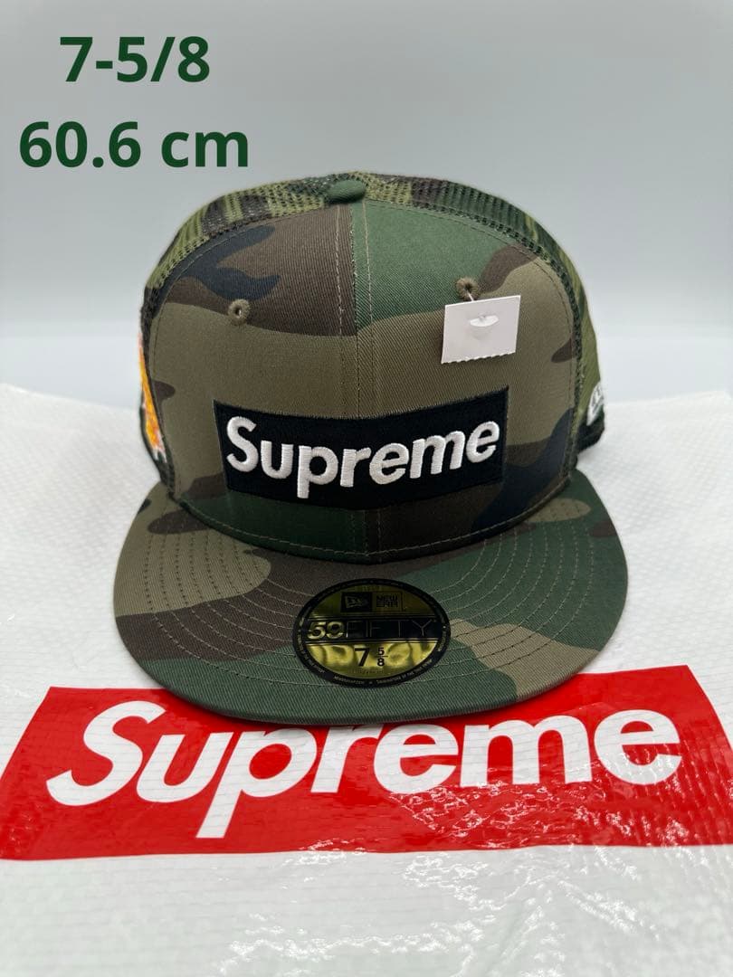 帽子 Supreme Box Logo Mesh Back New Era 7-5/8