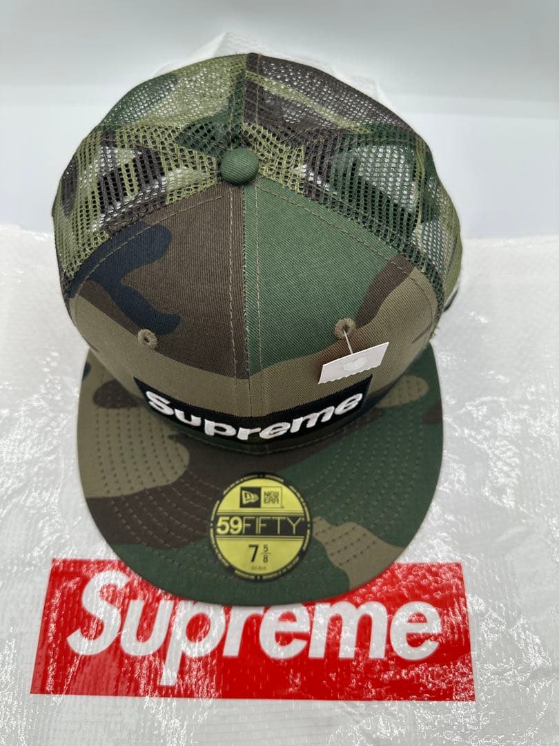 帽子 Supreme Box Logo Mesh Back New Era 7-5/8