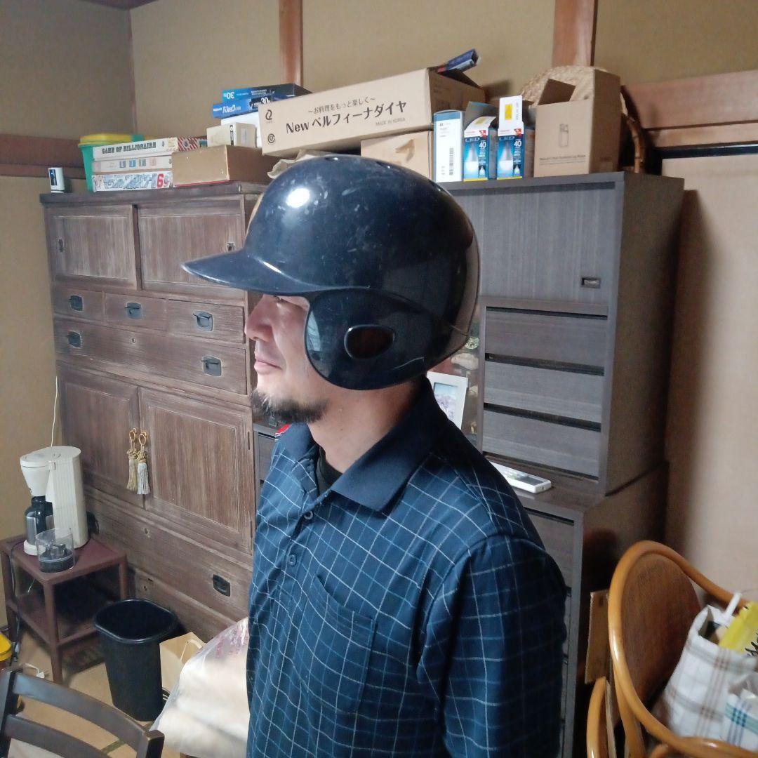 黒いバッター用ヘルメット Pのロゴ　9個セット