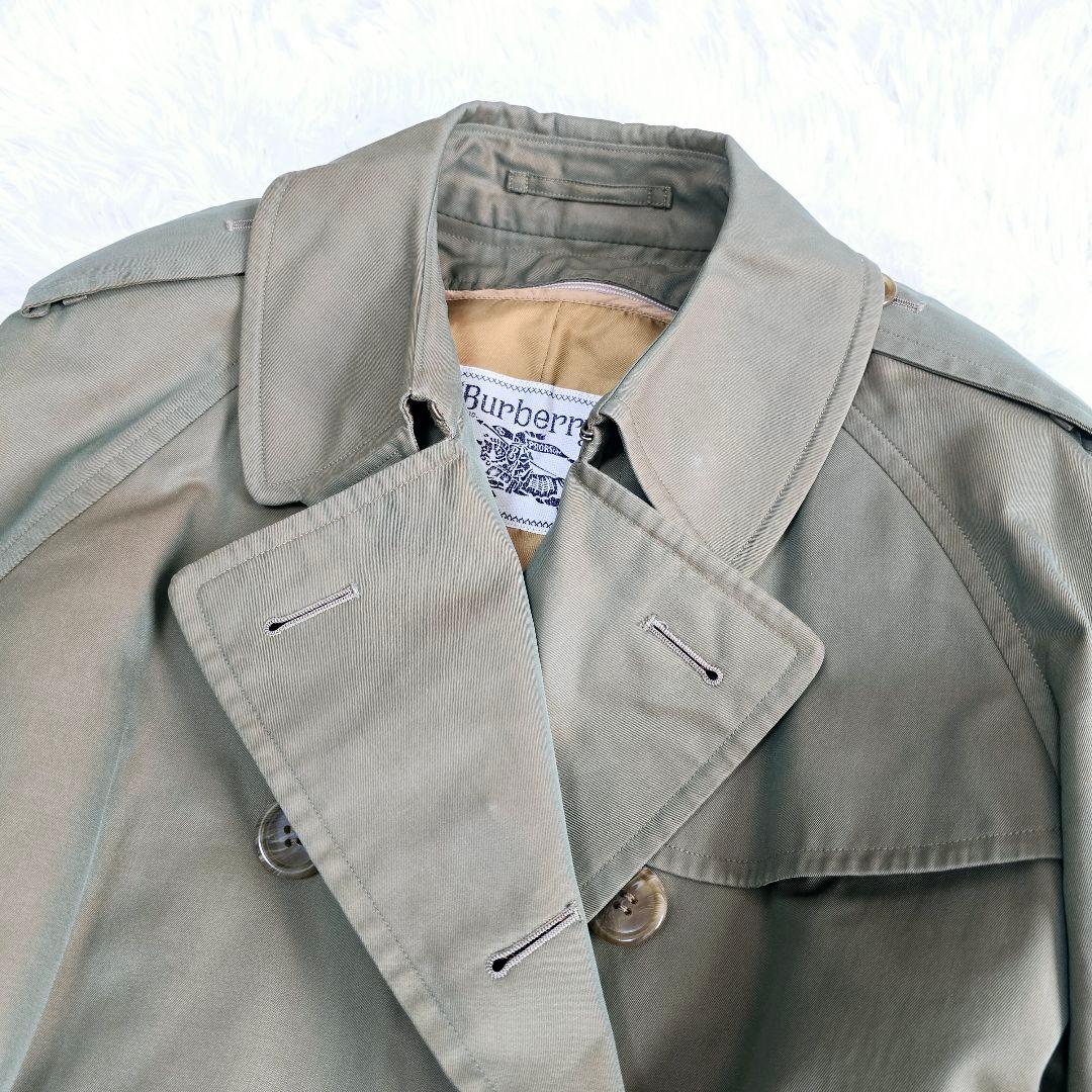 極美品✨玉虫色✨バーバリー トレンチコート ライナー付き ノバチェック