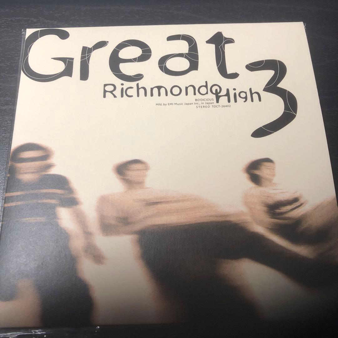 紙ジャケットGreat3/Richmond High 3 TOCT-26402