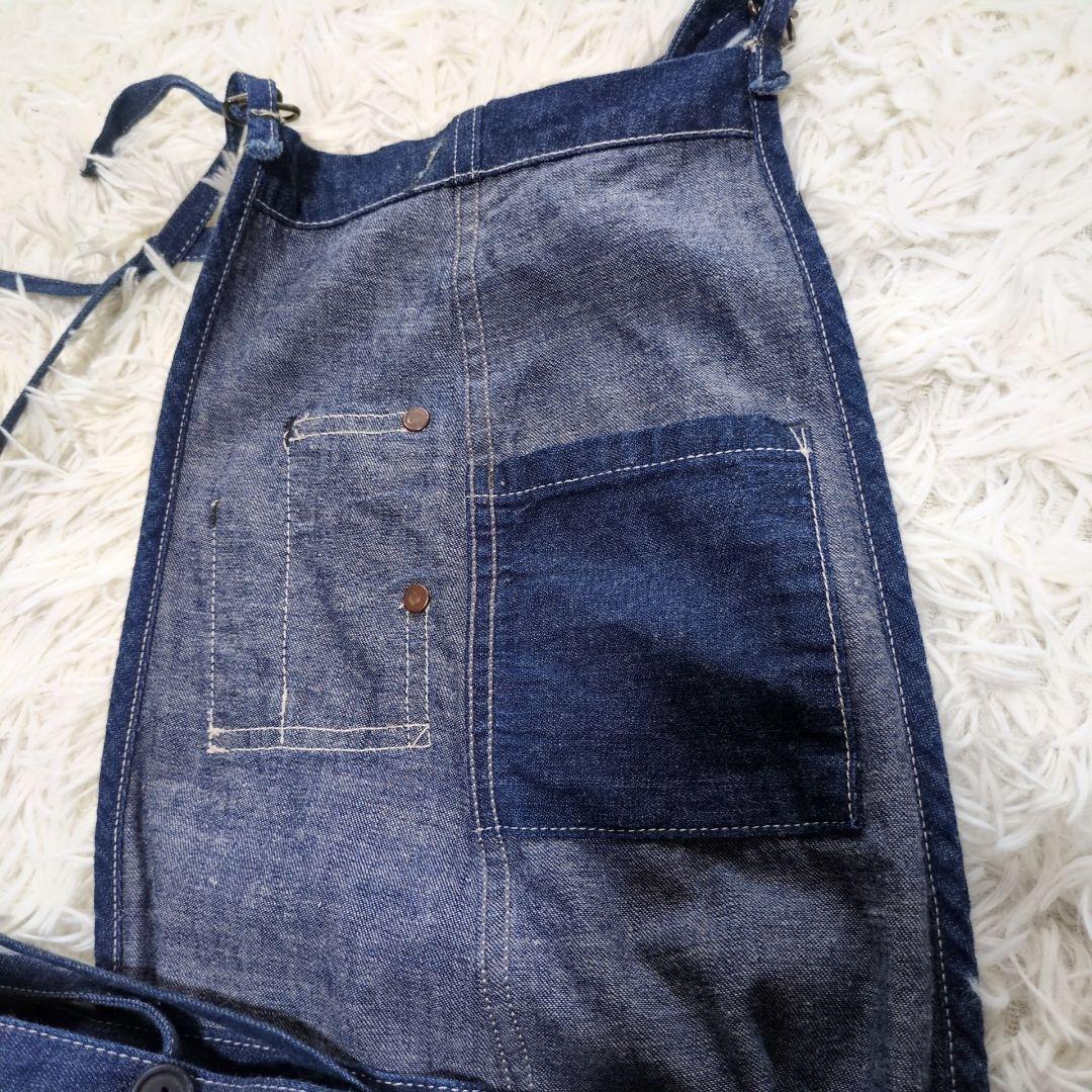 JOHNBULL　スリークオーターデニムサロペット AP233