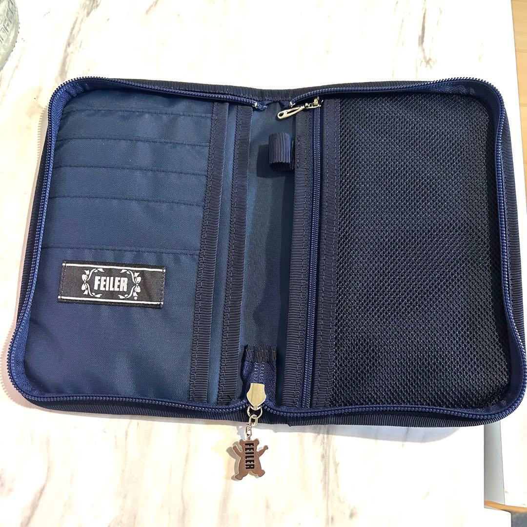 【極美品】学校フェイラー　ハイジ　マルチケース　ネイビー　完売品