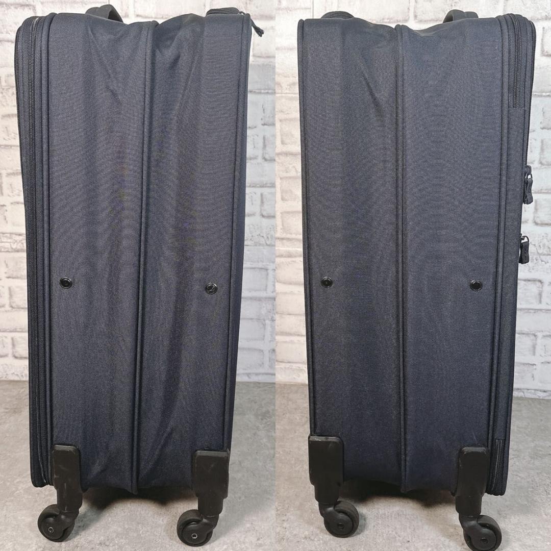 無印良品　63L　半分の厚みで収納できるソフトキャリーケース　良品計画