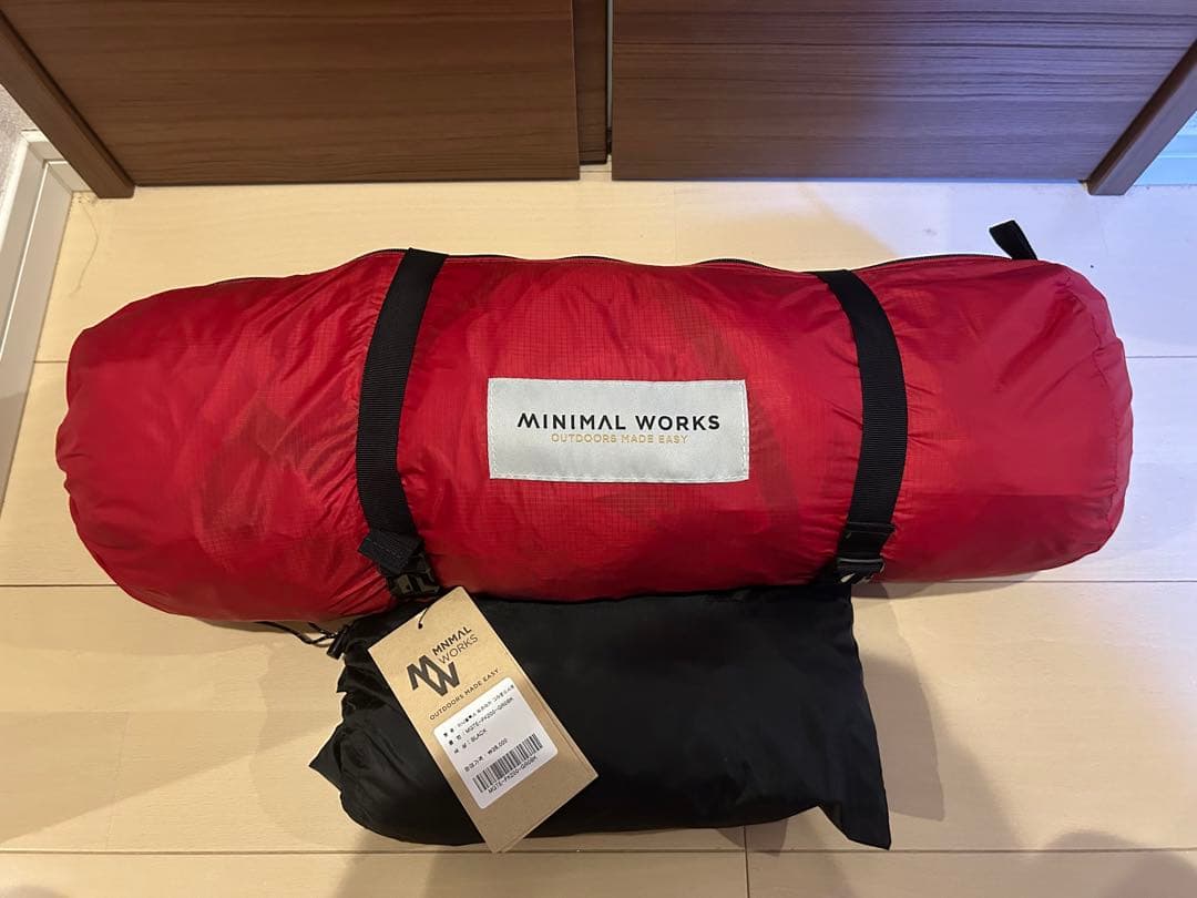 MINIMAL WORKS キャンプテント レッド　パプリカ