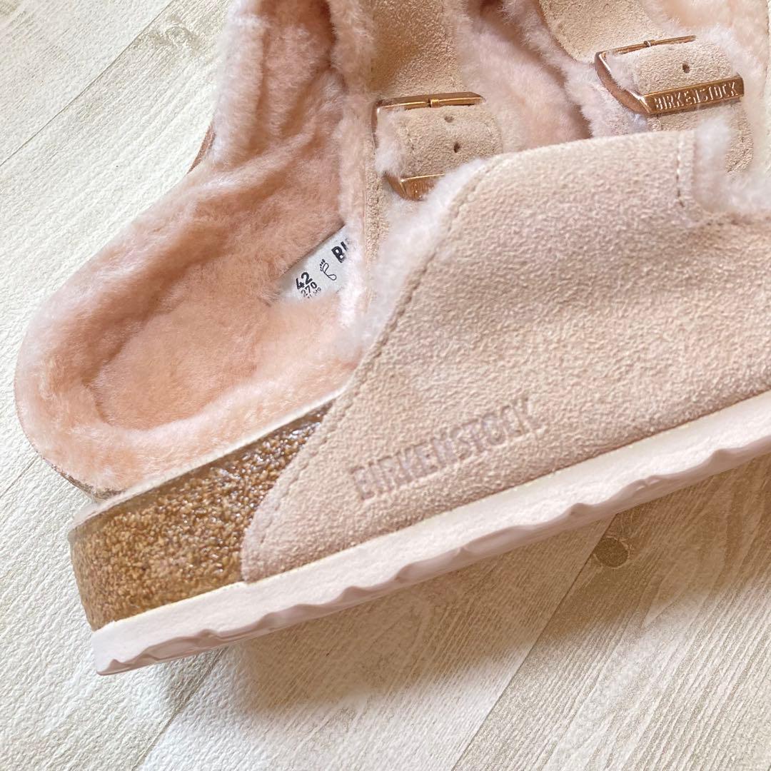 新品 27㎝ BIRKENSTOCK ベージュ サンダル 42 アリゾナ ボア