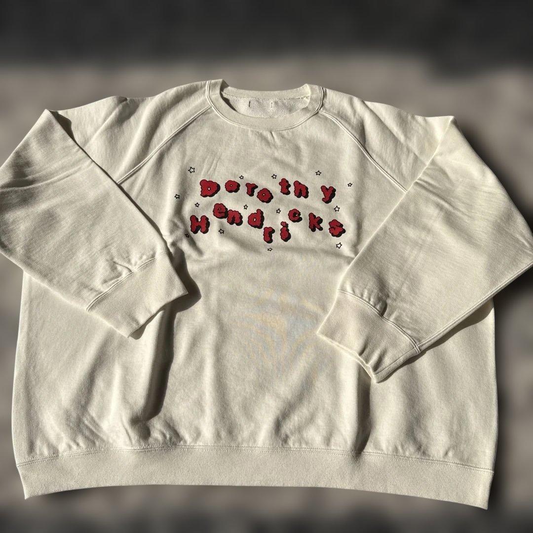 新品未使用 Dorothy Hendricks ロゴトレーナー ホワイト