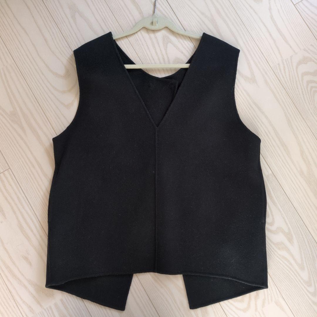 Na.e ナエ Reversible Wool Vest ブラック