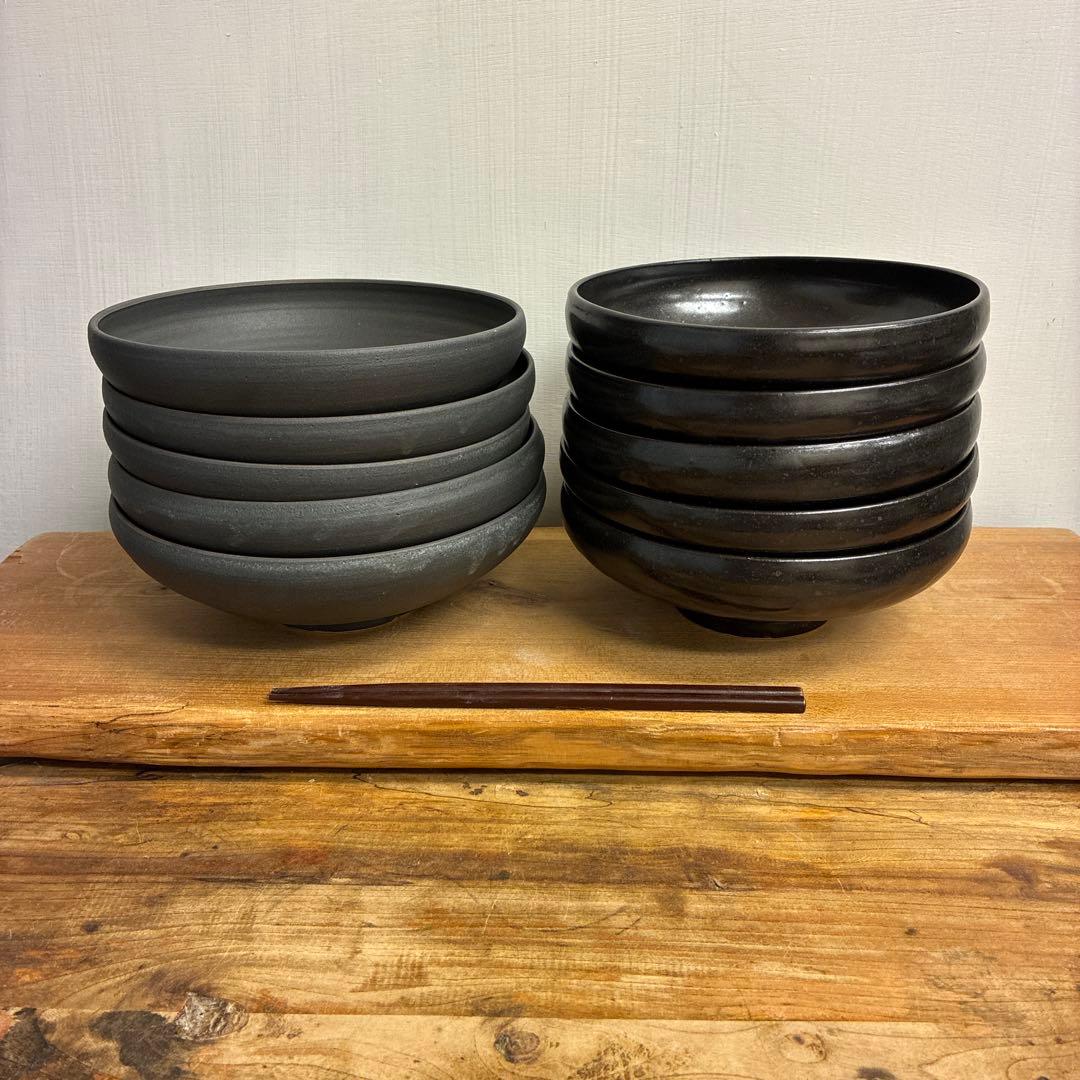 新品　陶器　陶芸作家　煮物鉢10個 400