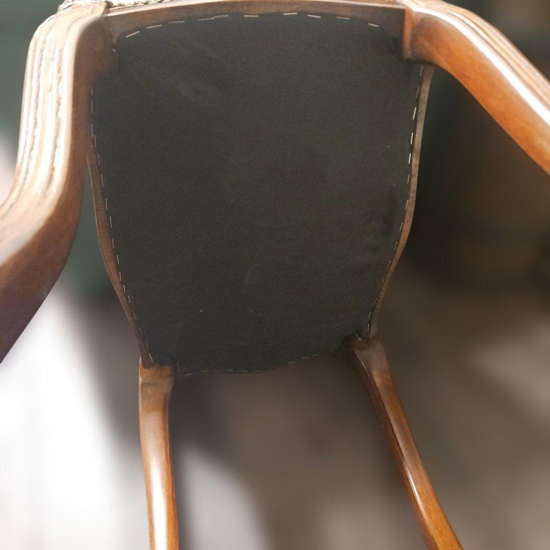 イタリア アンティーク スツール オットマン 猫脚 ロココ調