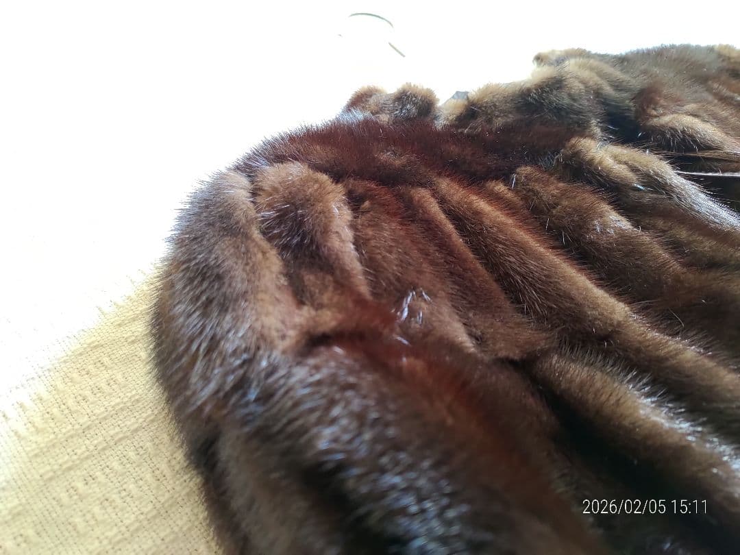 上品なお色♡最高級オーダー品　極美品ミンクコート　素敵なお袖