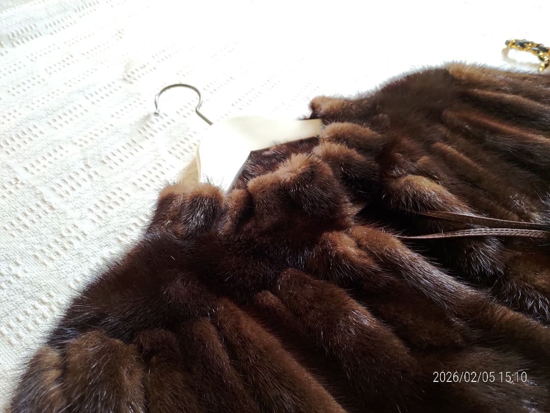 上品なお色♡最高級オーダー品　極美品ミンクコート　素敵なお袖