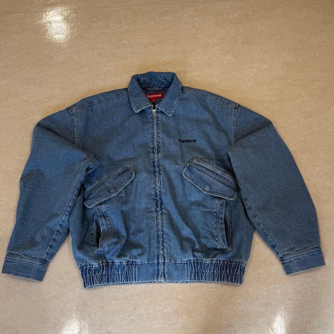 Supreme Hooded Utility Jacket Denim Mサイズ