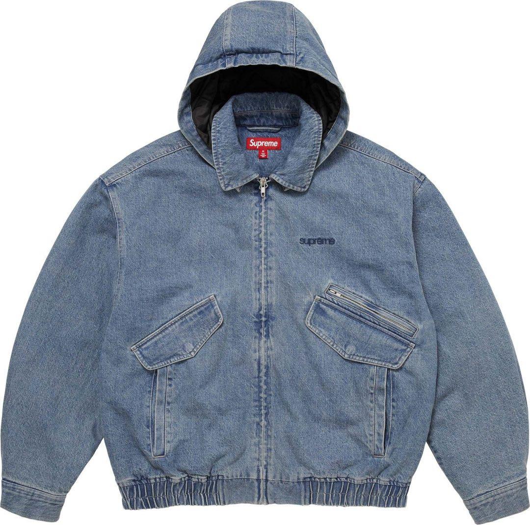 Supreme Hooded Utility Jacket Denim Mサイズ