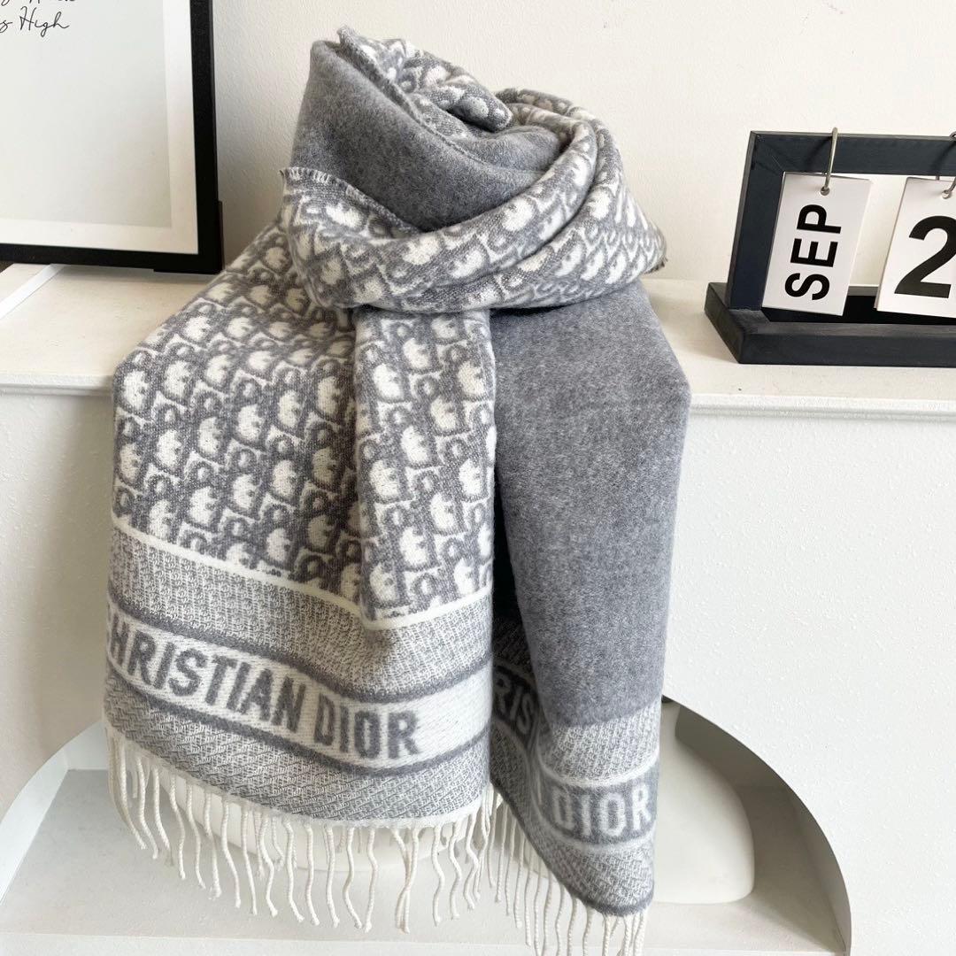 ディオール　オブリーク柄 マフラー