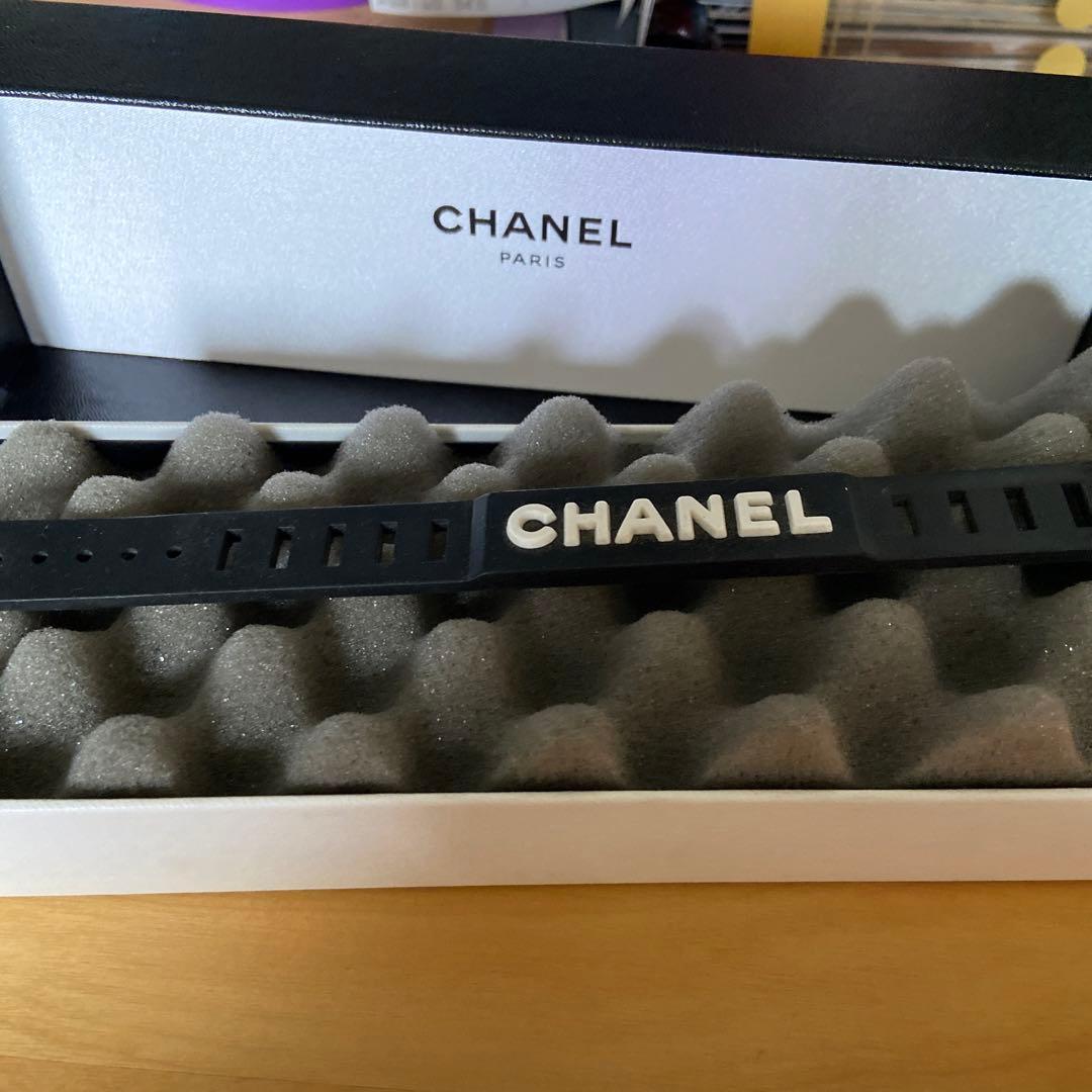 CHANEL シャネル　ラバー　ロゴ　ブレスレット　ベルト