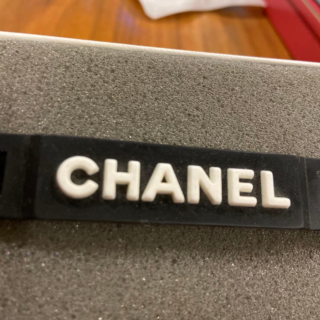 CHANEL シャネル　ラバー　ロゴ　ブレスレット　ベルト