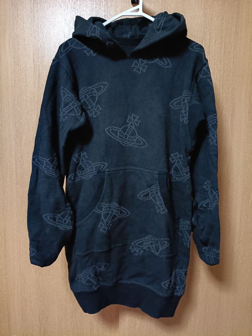 ヴィヴィアンウエストウッド　オーブ柄変形パーカー　ワンピース