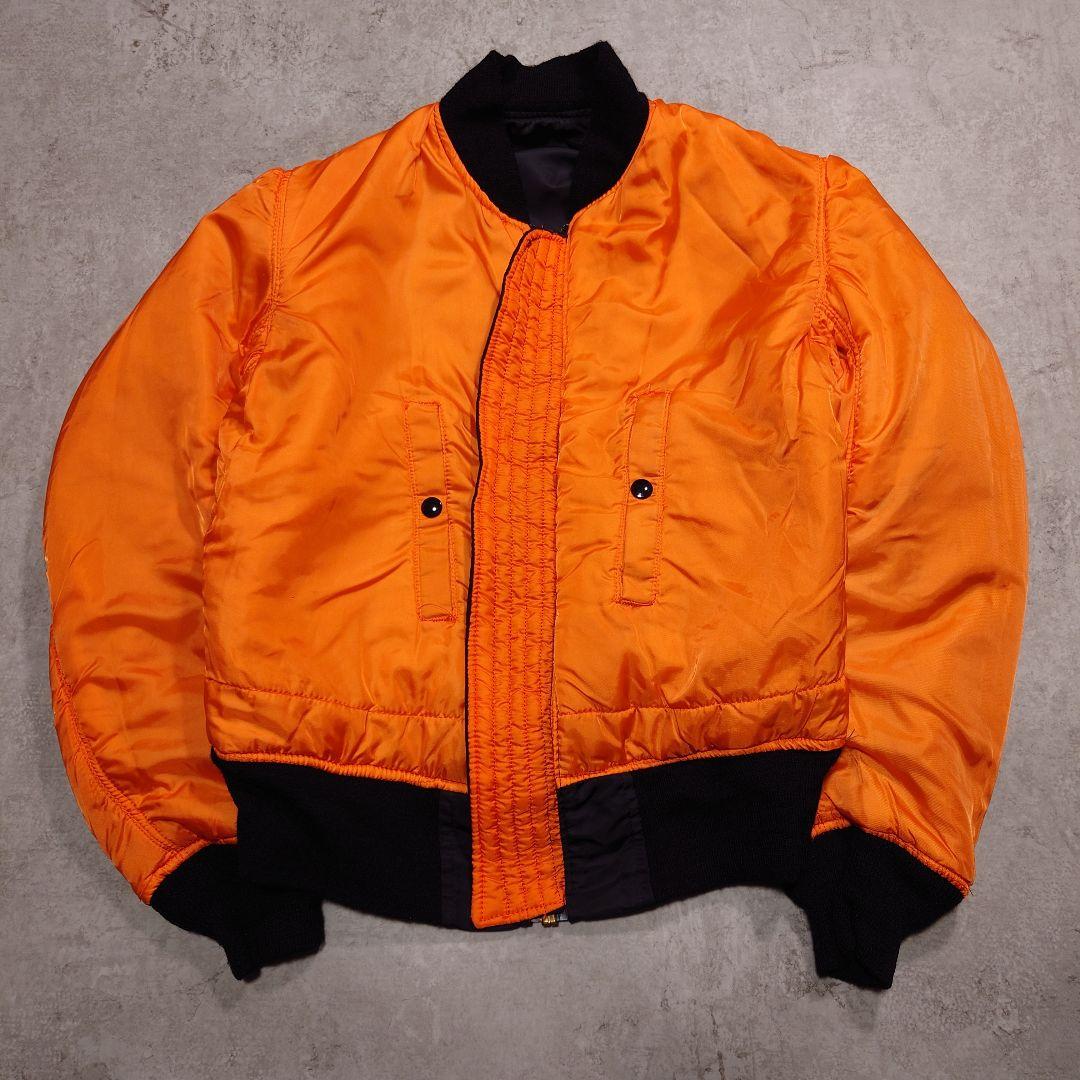 80s 90s ALPHA INDUSTRIES MA-1 USA製 縦ステッチ