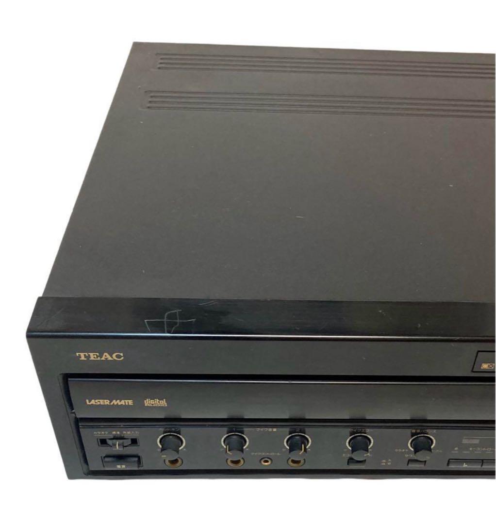 【LD/CD再生確認済】TEAC LV-3300K LDプレーヤー リモコン付き