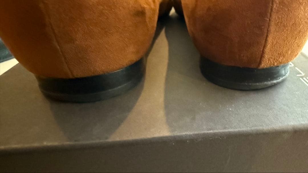 PELLICO ブラウン スエード フラットシューズ