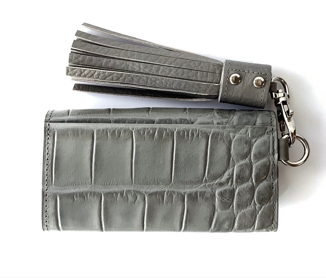 ちび太様★新品★ヴィヴィアンウエストウッド★チャーム付き4連キーケース★グレー