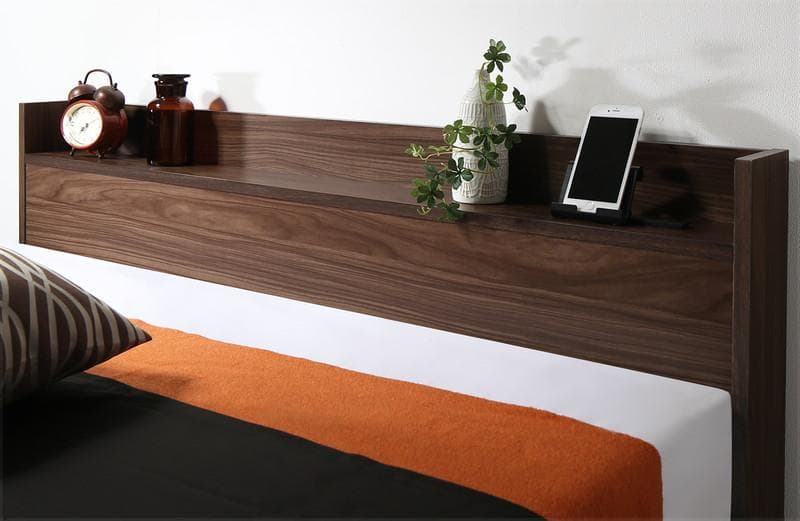 【最安値】セミダブルベッド 収納ベッド マットレス付き 新品送料込　匠マットレス