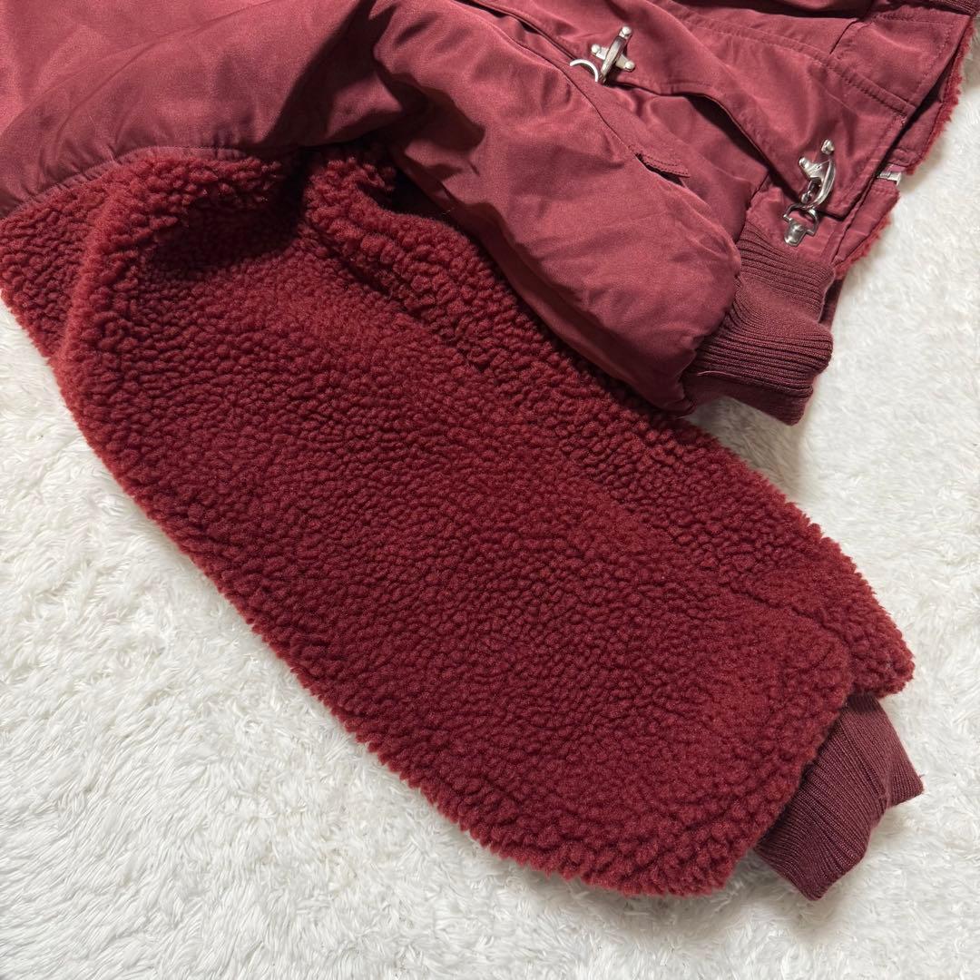 希少 RASVOA y2k 00 N-2B 異素材 ボア ファイヤーマン ファー