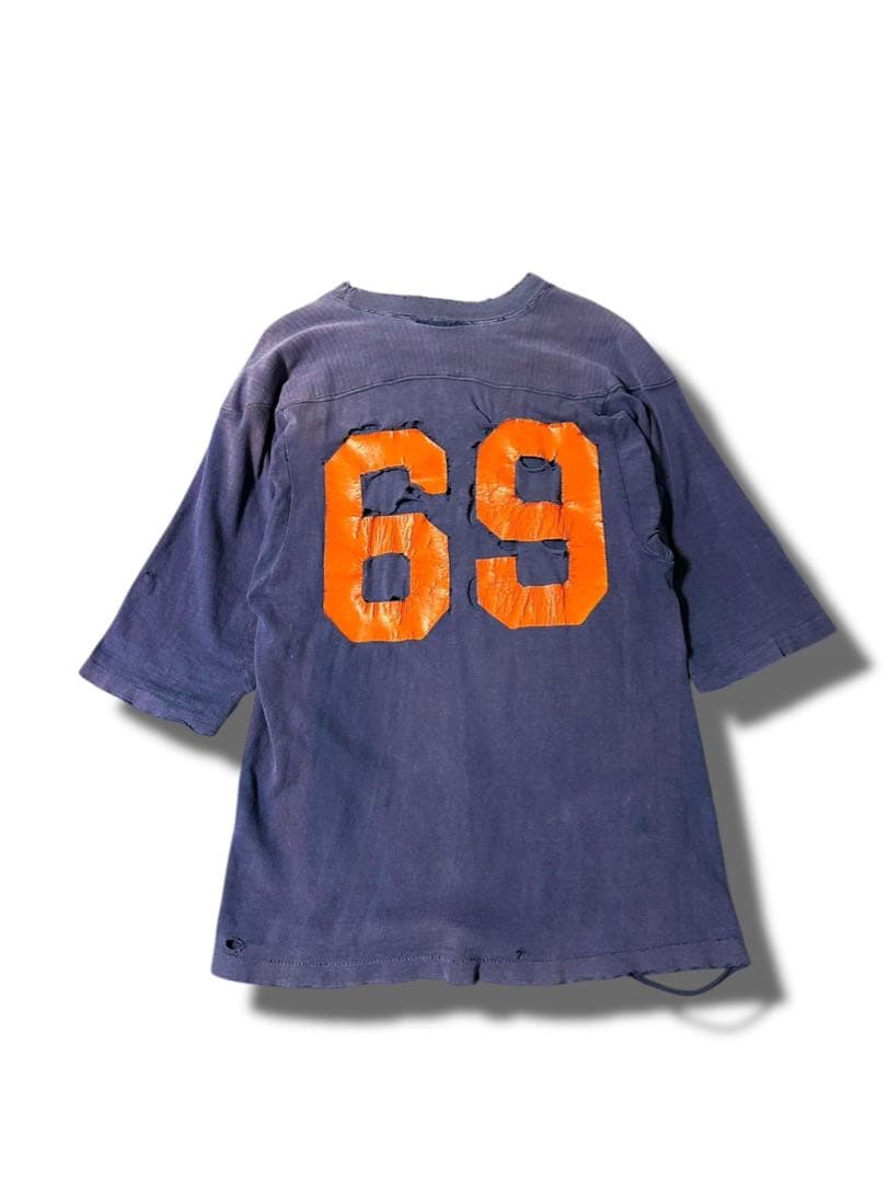 60’s Champion ”SYRACUSE” 茄子紺 フットボールT