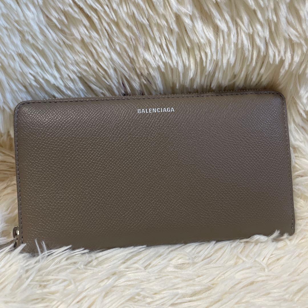 極美品　BALENCIAGA バレンシアガ ヴィル ラウンドファスナー長財布