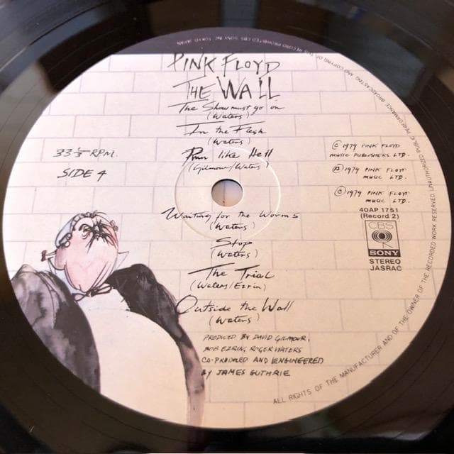 ピンクフロイド ザ・ウォール LP2枚組 名盤 プログレ d729y77