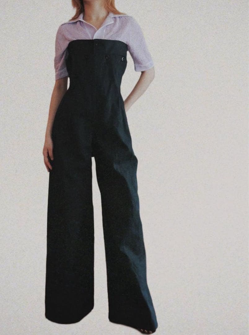 ★9/15まで値下げ★fumika uchida レースアップジャンプスーツ