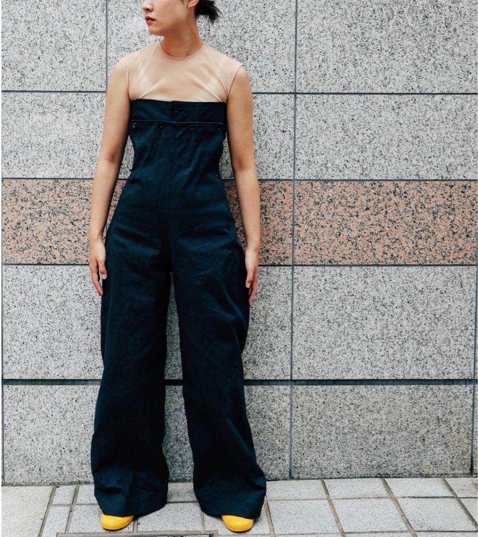 ★9/15まで値下げ★fumika uchida レースアップジャンプスーツ