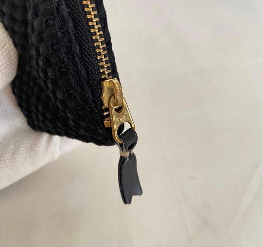 コムデギャルソン L字ジップケース 財布 SA3100FT 黒