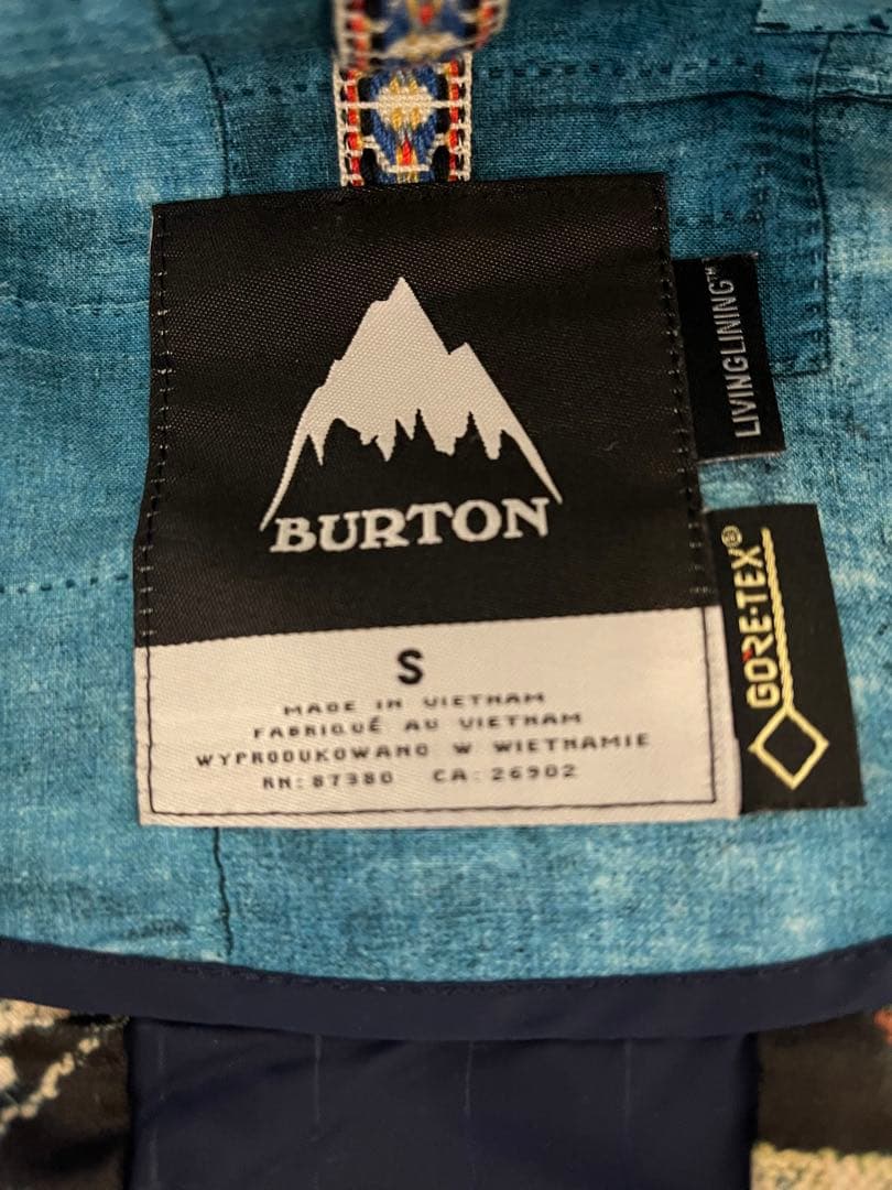 BURTON GORE-TEX スノーボードジャケット S