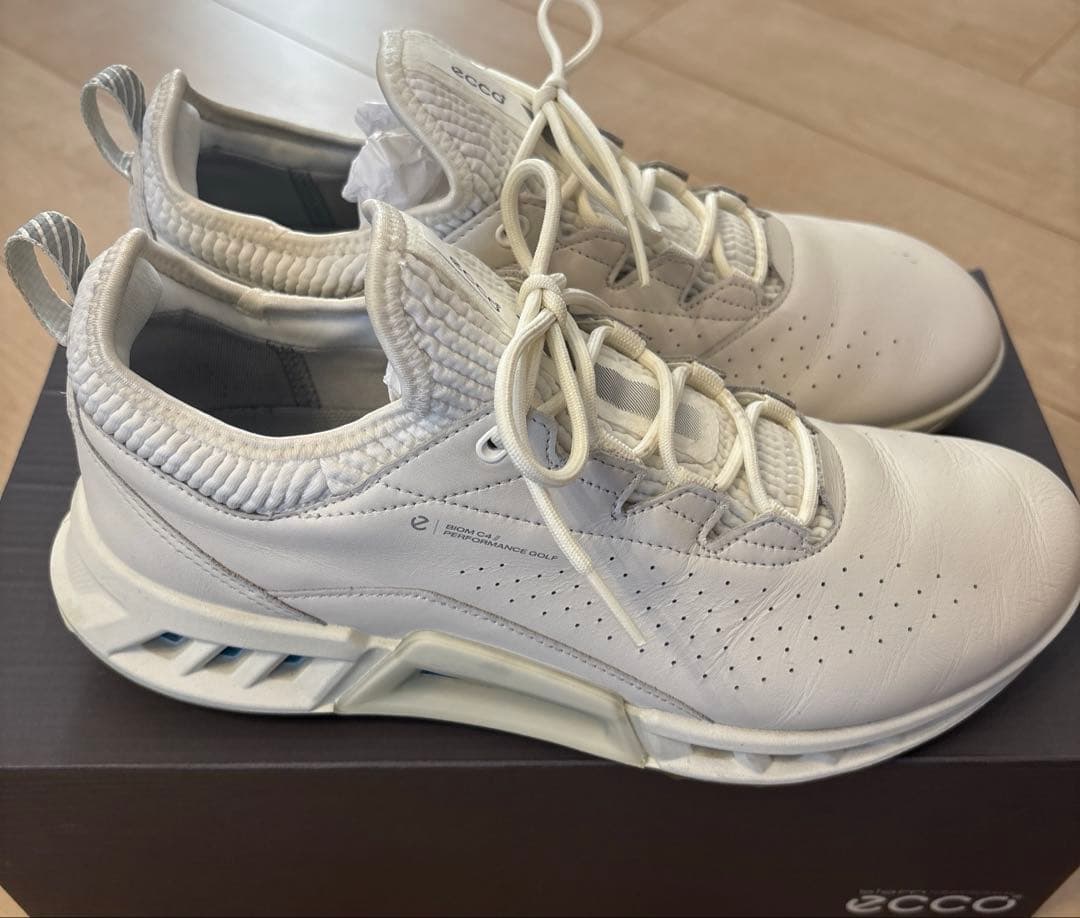 ECCO GOLFゴアテックスゴルフシューズ　25.5cm【極美品】