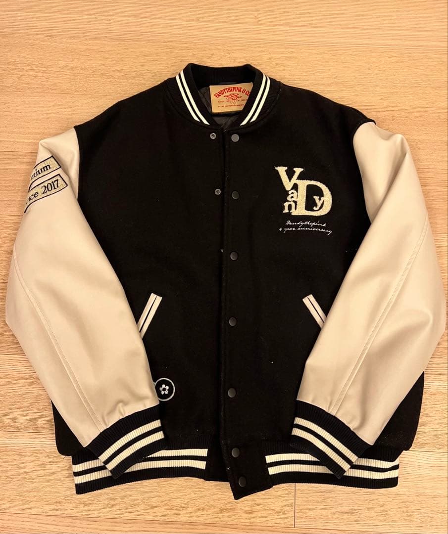 vandy the pink スタジャン　black L