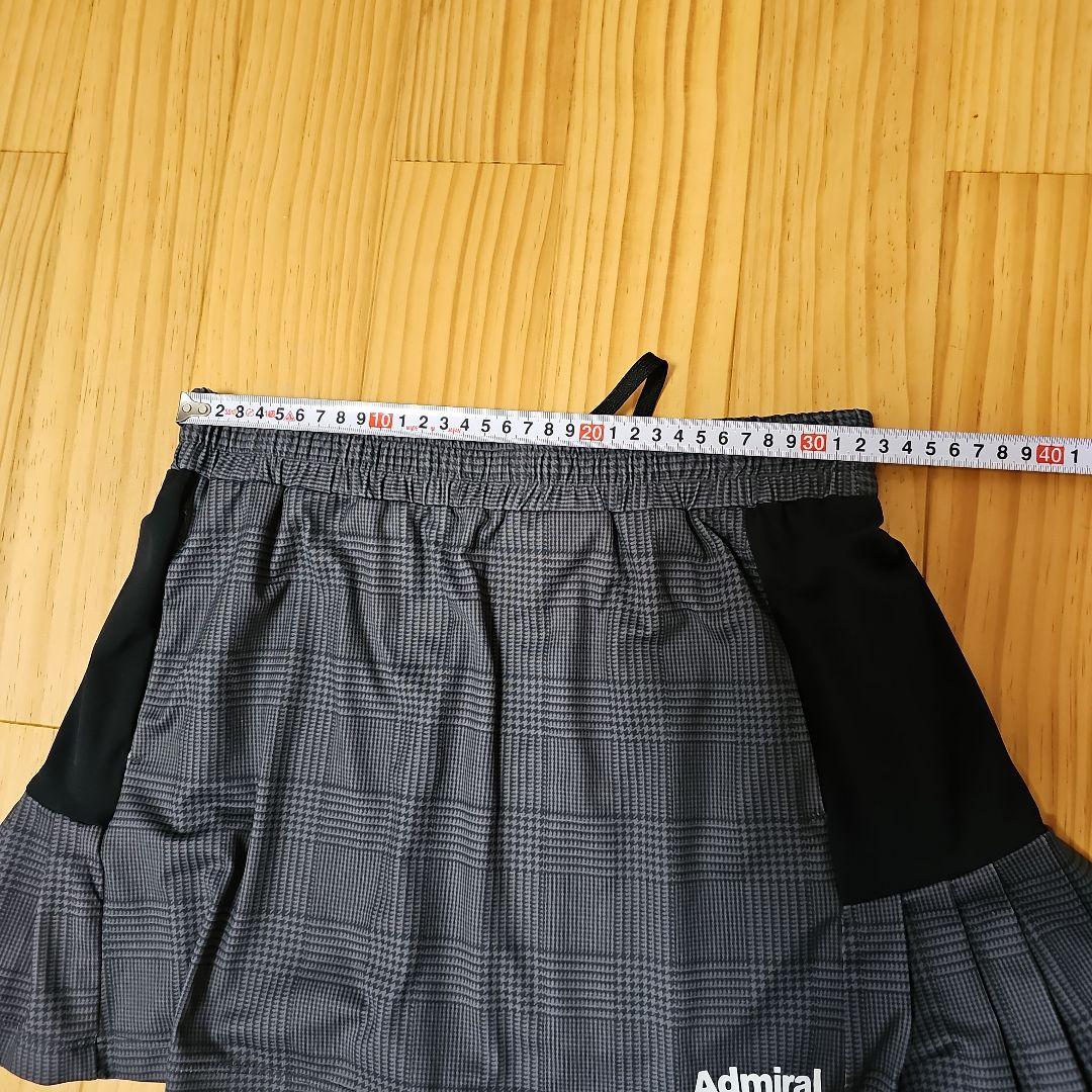 Admiral テニスウェア Mサイズ グレー・チェック柄