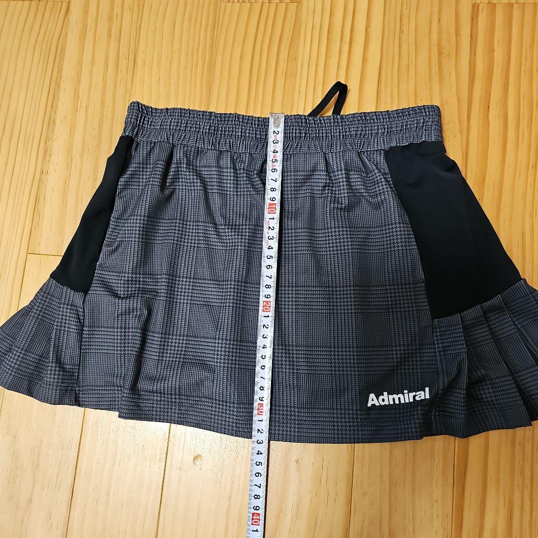 Admiral テニスウェア Mサイズ グレー・チェック柄