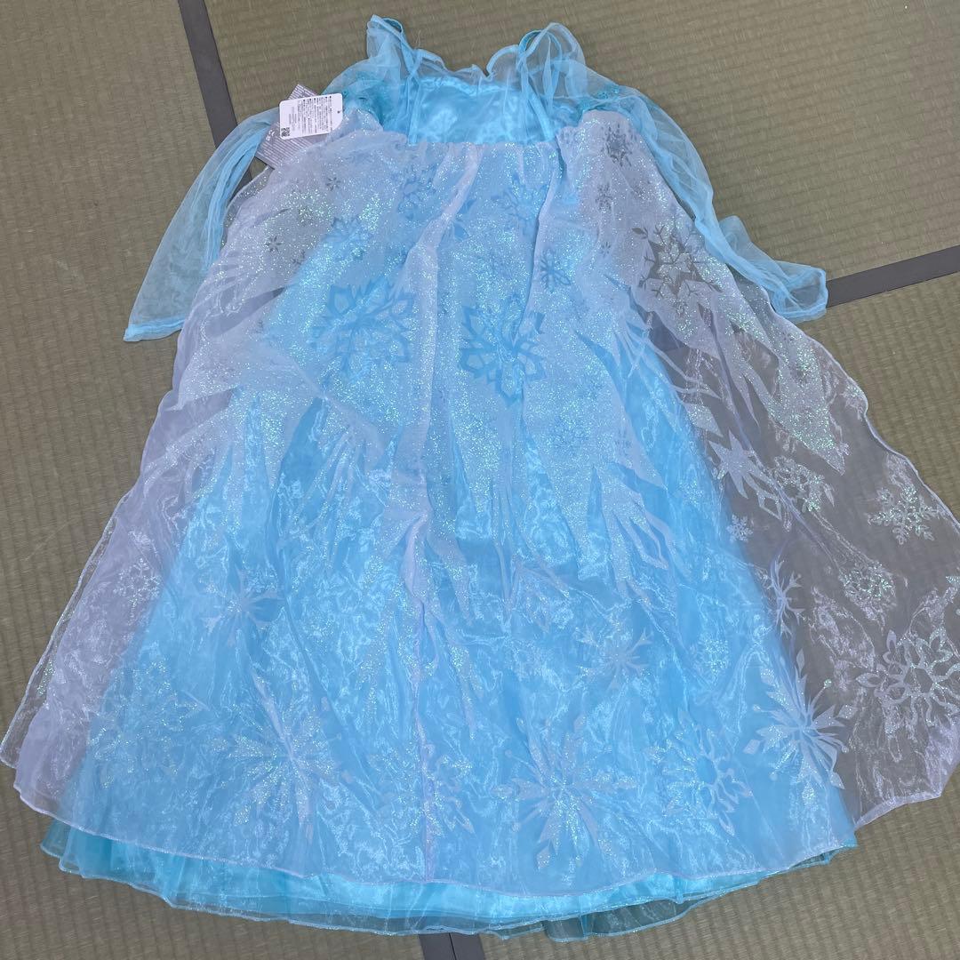 新品　Disney エルサ ドレス 水色 レギンス付き