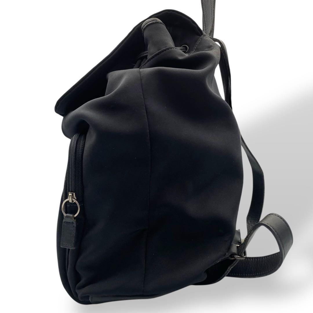 美品 COACH コーチ メンズ リュック バックパック 大容量 レザー 黒