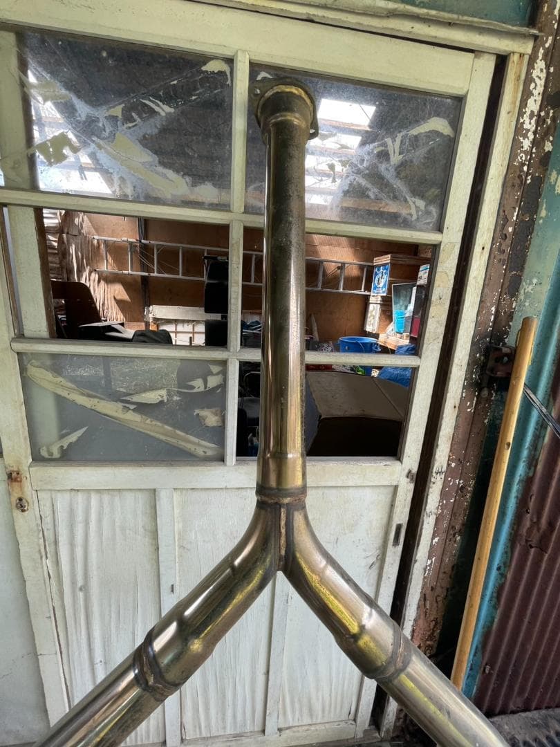 た*き様 140系クラウンマジェスタ3L用中間ストレートマフラー