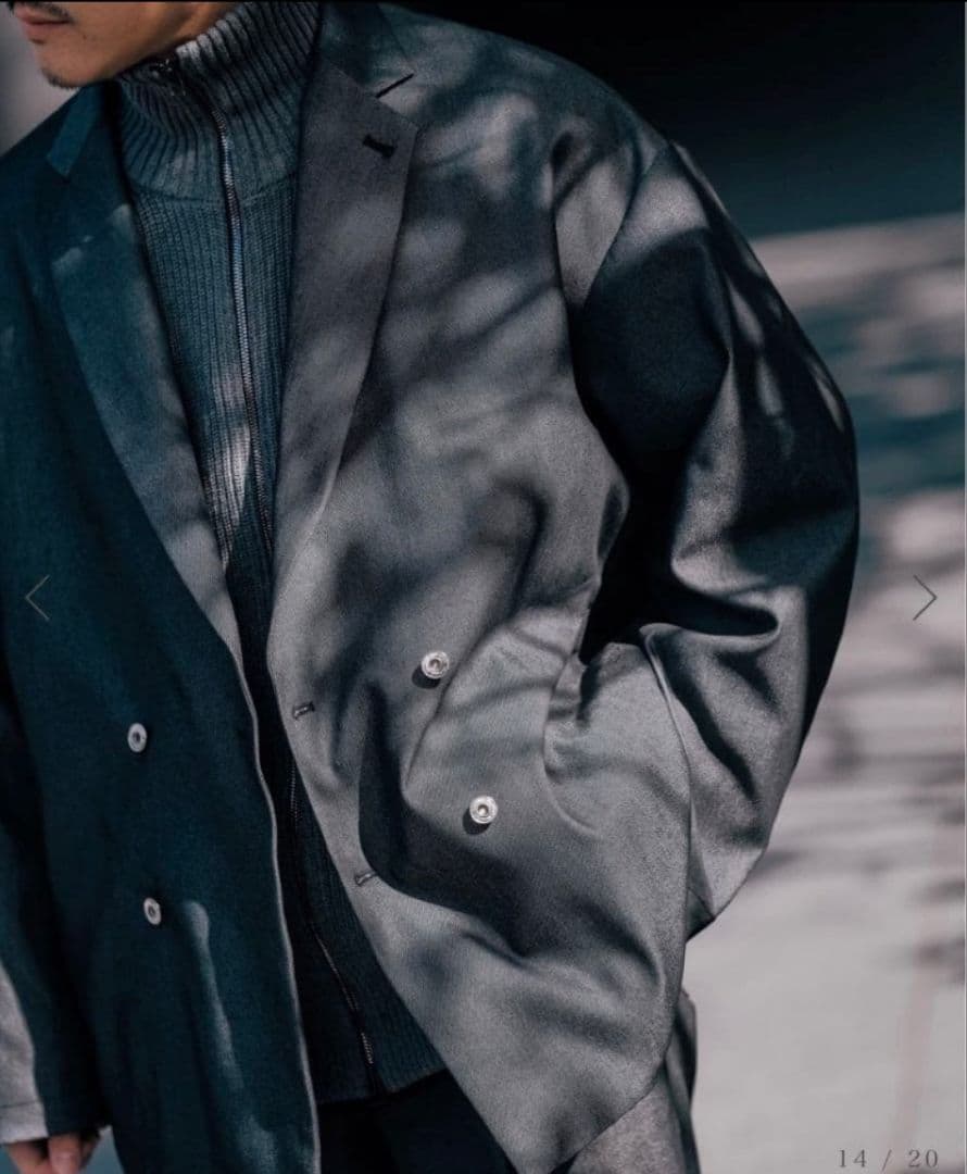 【新品未使用】Suavele デニム テーラード ダブルジャケット