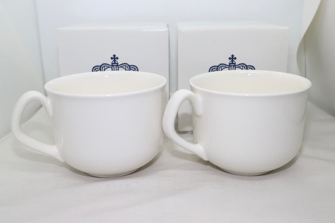 未使用 ロイヤルコペンハーゲン スープカップ ニューシグネチャー 2個 元箱有り