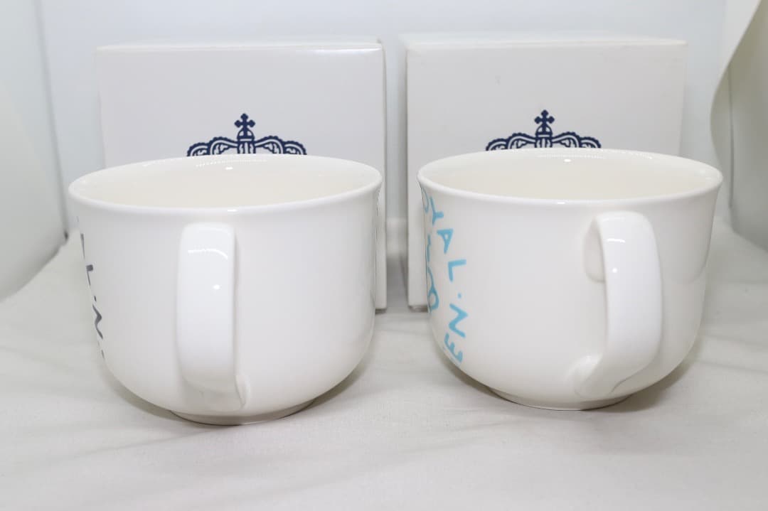 未使用 ロイヤルコペンハーゲン スープカップ ニューシグネチャー 2個 元箱有り