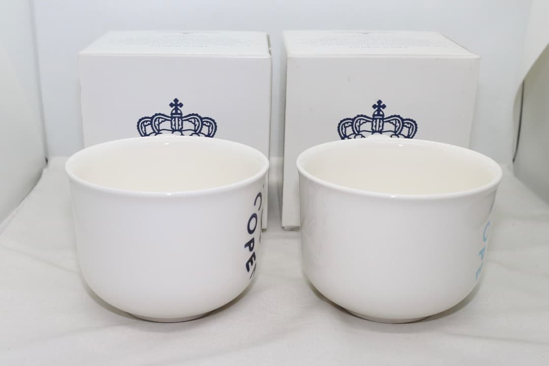 未使用 ロイヤルコペンハーゲン スープカップ ニューシグネチャー 2個 元箱有り